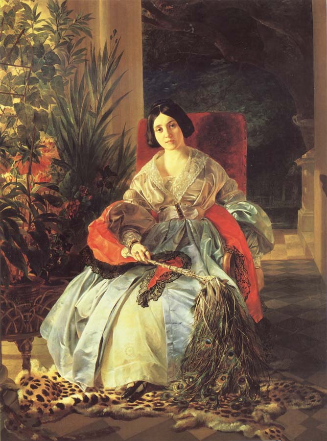 Portrait of pricess yelizaveta Saltykova